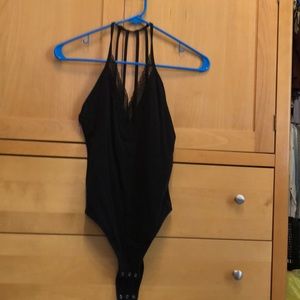 Abercrombie &Fitch Black Bodysuit